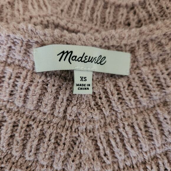 Madewell Crochet Sweater Tank Light Pink - XS - Picture 8 of 10